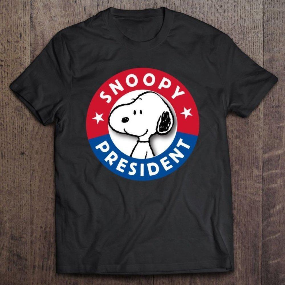 Peanuts Snoopy For President Tshirt Snoopy Graphics Unisex Tshirt